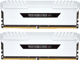 Corsair Vengeance RGB weiß UDIMM 16GB Kit, DDR4-3000, CL15-17-17-35