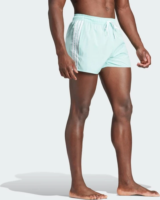 adidas 3-Streifen CLX Badeshorts semi flash aqua/white (Herren)