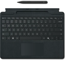 Microsoft Surface Pro Signature Keyboard Slim Pen 2 Bundle mit Copilot-Taste, schwarz, DE, Business