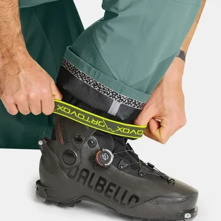 Ortovox 3L Deep Shell Hose lang arctic grey (Herren)