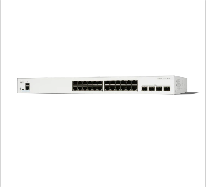 Cisco Catalyst 1300X Rackmount Gigabit Managed Switch, 24x RJ-45, 4x SFP28