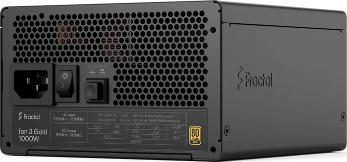 Fractal Design Ion 3 Gold schwarz 1000W, ATX 3.1