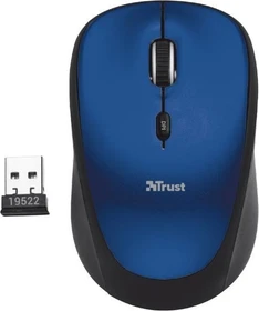 Trust Yvi Wireless Mouse blau, USB
