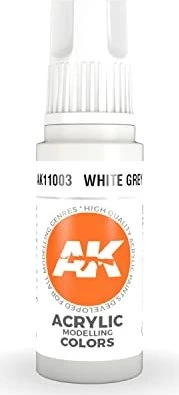 AK-Interactive 3rd Gen Acrylic Colors Acrylic Modelling Colors white grey, 17ml