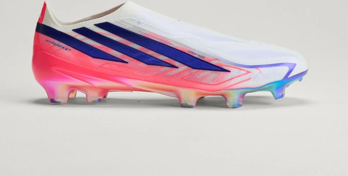 adidas F50 Hyperfast Elite Laceless FG cloud white/solar purple/solar turbo