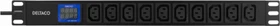 BlueWalker PowerWalker PDU LC-16A IEC, 1HE, 10-fach, 16A/240V, schwarz, 2m