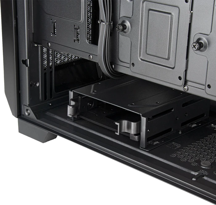 SilverStone Fara 312Z, schwarz, Glasfenster