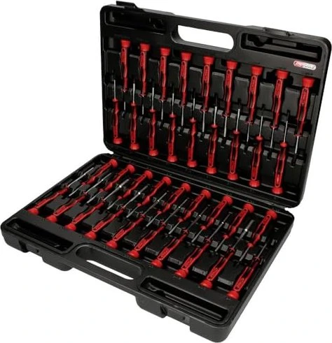 KS Tools Feinmechanik Schraubendrehersatz inkl. Koffer, 37-tlg.