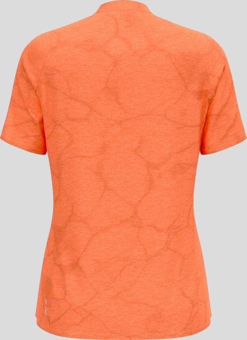 Odlo Ascent Chill-Tec Poloshirt kurzarm living coral melange (Damen)
