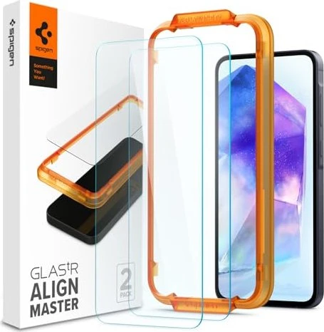 Spigen Screen Protector GLAS.tR AlignMaster für Samsung Galaxy A55 5G