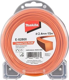 Makita Square Trim Plus Trimmerfaden für Rasentrimmer, 2.4mm/15m