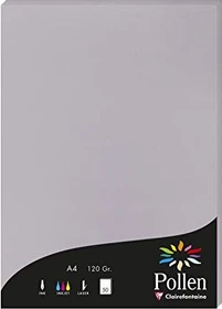 Clairefontaine Pollen Universalpapier koalagrau, A4, 120g/m², 50 Blatt