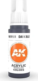 AK-Interactive 3rd Gen Acrylic Colors Acrylic Modelling Colors dark blue, 17ml