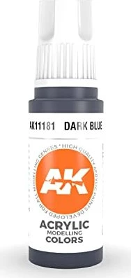AK-Interactive 3rd Gen Acrylic Colors Acrylic Modelling Colors dark blue, 17ml