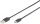 Digitus USB 2.0 Verbindungskabel, USB-A [Stecker] auf USB-C [Stecker], 1m schwarz (AK-300154-010-S)