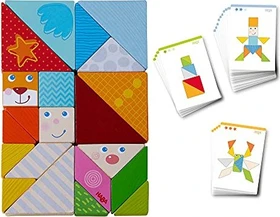 HABA Legespiel Bunter Tangram-Mix