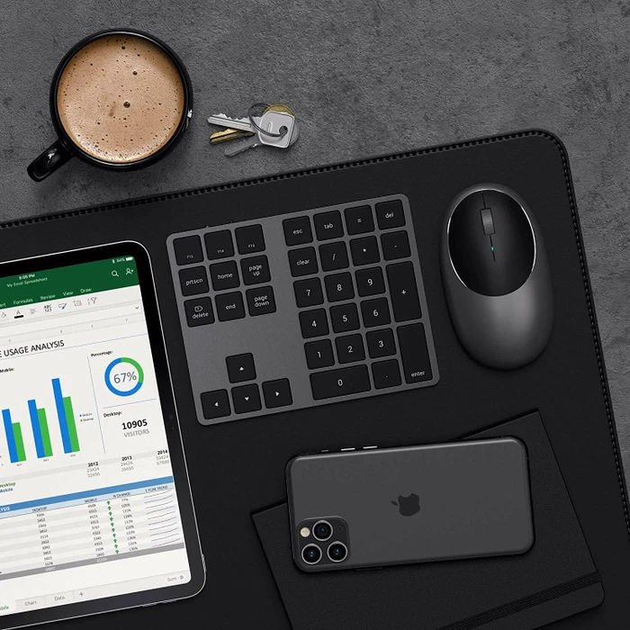 Satechi Extended Wireless Keypad Mac, Bluetooth