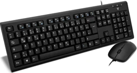 V7 CKU200 Tastatur und Maus Combo, USB, DE