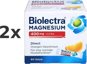 Biolectra Magnesium 400mg ultra direct Orange Micro-Pellets, 60 Stück