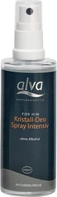 alva For Him Kristall-Deo intensiv Deodorant Spray, 75ml