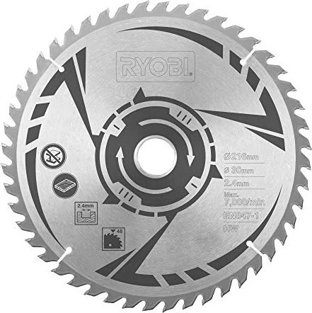 Ryobi SB216T48A1 HM Kreissägeblatt 48Z, 216x2.4x30mm, 1 Stück