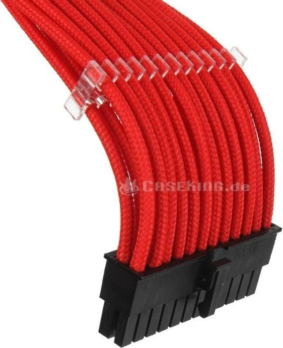 Phanteks Verlängerungskabel Kit für Netzteile, rot, 500mm