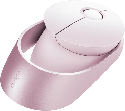 Rapoo Ralemo Air 1 Multi-mode Wireless Charging Mouse rosa, USB/Bluetooth