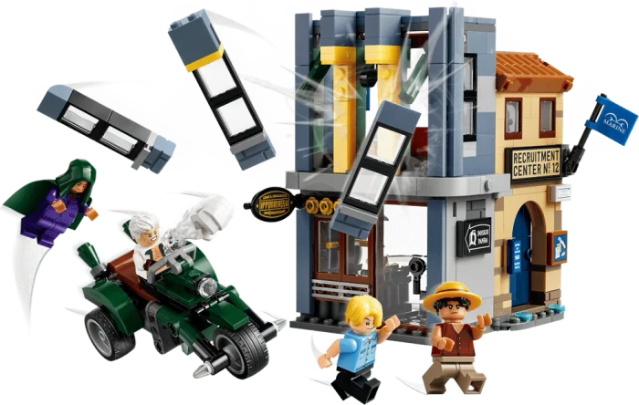 LEGO One Piece - Showdown mit Kapitän Smoker