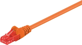 goobay Patchkabel, Cat6, U/UTP, RJ-45/RJ-45, 15m, orange