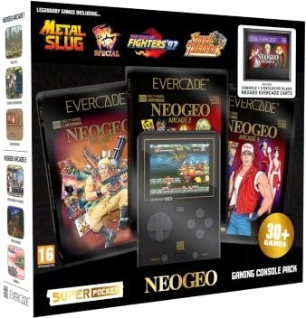 Blaze Entertainment Super Pocket Konsole Neo Geo Starter Bundle 1