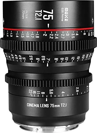 Meike 75mm T2.1 Super 35 Prime Cinema für Canon EF