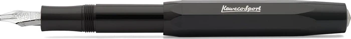 Kaweco Kalligrafie Sport schwarz, rechte Hand
