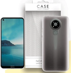 Case FortyFour No. 1 für Nokia 3.4 transparent