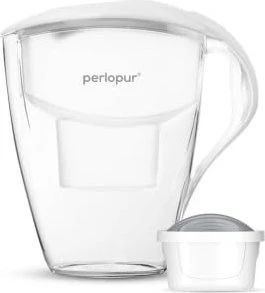 PearlCo Astra Tischwasserfilter inkl. Kartusche unimax protect+ weiß