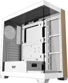 DarkFlash DS900W White, Glasfenster