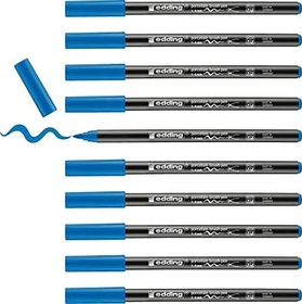 edding 4200 Porzellanpinselstift hellblau, 10er-Pack