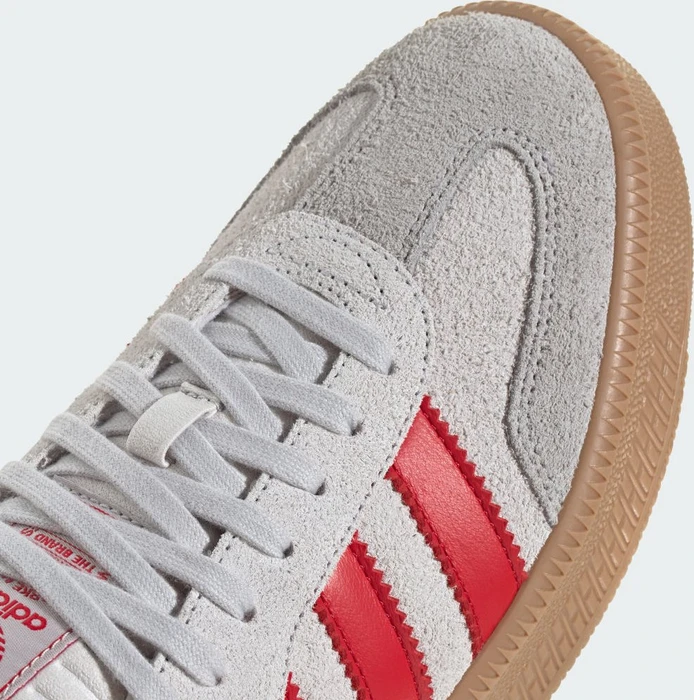 adidas Samba XLG grey one/better scarlet/gum