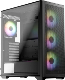 LC-Power Gaming 811B Meshwork_XL Dark, schwarz, Glasfenster (LC-811B-ON)