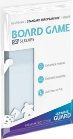 Ultimate Guard Board Game Sleeves 50 Standard European Board Game transparent
