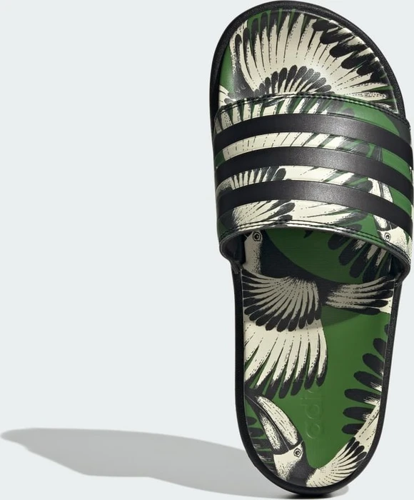 adidas Platform Adilette crew green/core black (Damen)