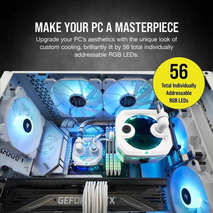 Corsair Hydro X Series iCUE XH303i RGB PRO Custom Cooling Kit, weiß