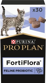 Purina Pro Plan Feline FortiFlora, Probiotika für Katzen Kauwürfel, 30 Stück