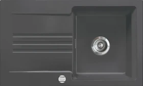 systemceram Kara 85 F Einbau Becken reversibel schiefer