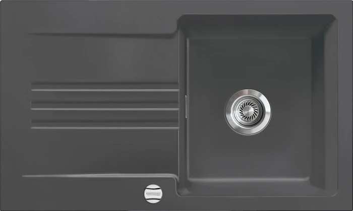 systemceram Kara 85 F Einbau Becken reversibel schiefer