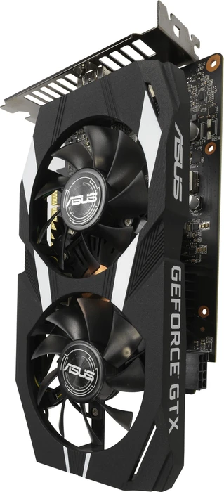 ASUS Dual GeForce GTX 1660 Ti OC, DUAL-GTX1660TI-O6G, 6GB GDDR6, DVI, 2x HDMI, DP