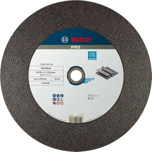Bosch Professional A36RBF Expert for Metal Trennscheibe, 350x2.8x25.4mm, 1 Stück