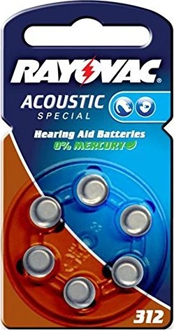 Rayovac Acoustic Special 312 (PR41/PR736)