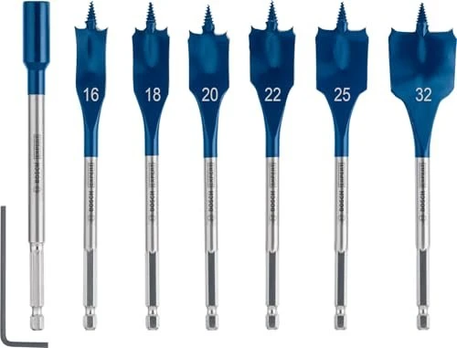 Bosch Professional EXPERT SelfCut Speed Flachfräsbohrer-Sortiment, 6-tlg.