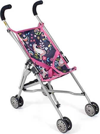 Bayer Chic 2000 Roma Mini-Puppenbuggy Einhorn pink