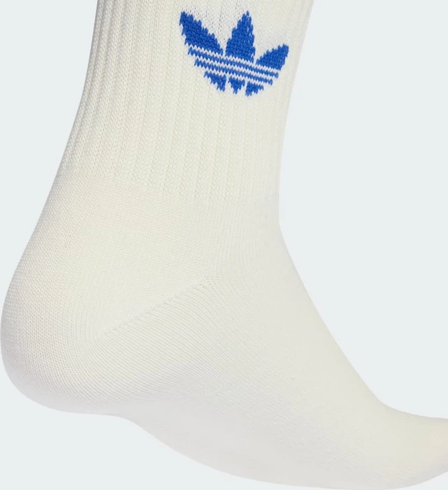 adidas 3-Streifen Crew Socken off white, 3 Paare